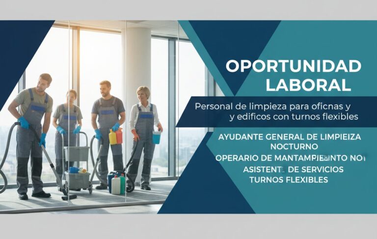 Lee más sobre el artículo Personal de limpieza para oficinas y edificios con turnos flexibles