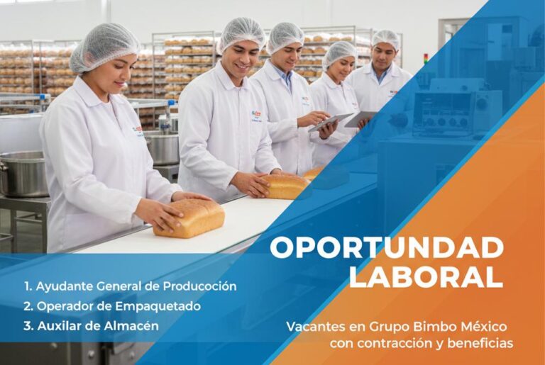 Lee más sobre el artículo Vacantes en Grupo Bimbo México con contratación y beneficios