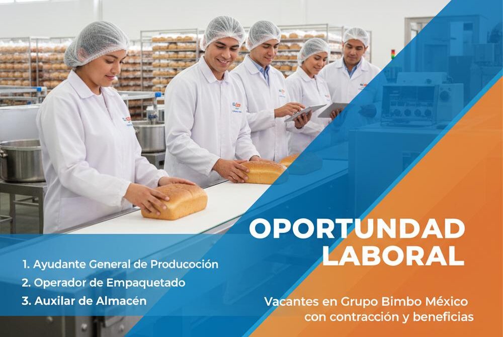 Lee más sobre el artículo Vacantes en Grupo Bimbo México con contratación y beneficios